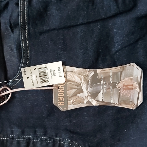 Straight Leg Button Fly Dark Wash - Picture 2 of 7